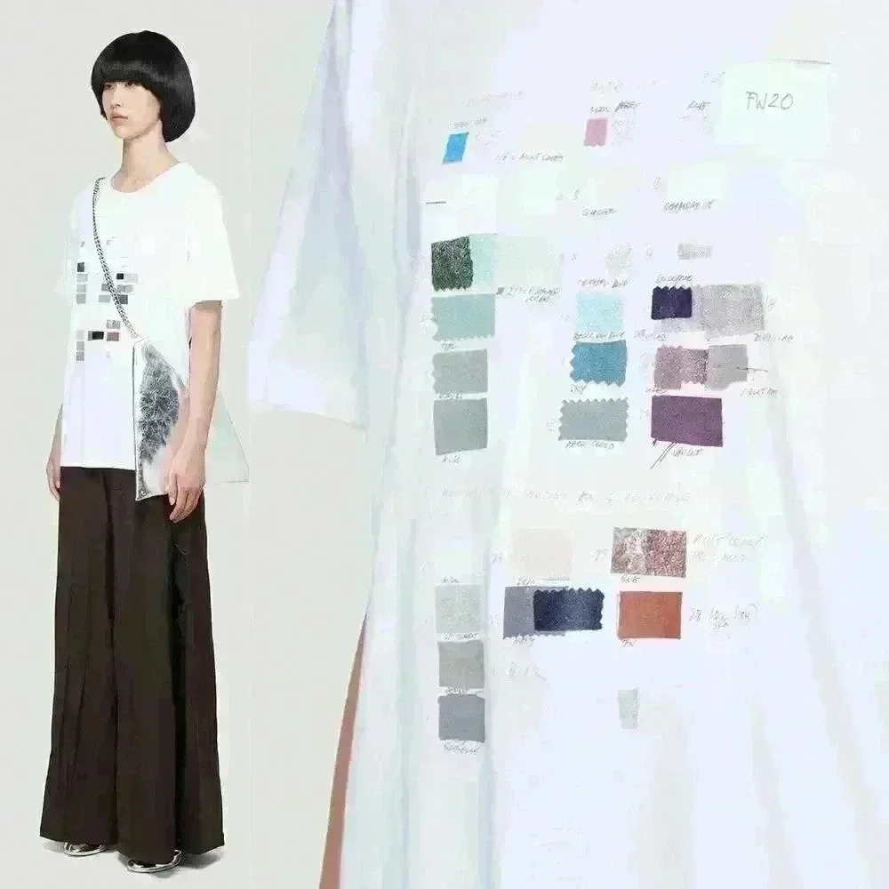 MM6 Maison Margiela Swatch Print Relaxed Fit Jersey T-shirt - Picture 4 of 16